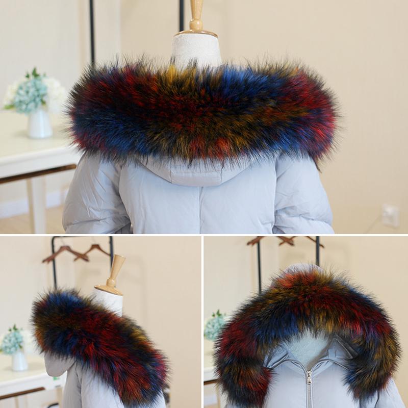 Faux Fur Scarf Warm Winter Hood Fur Decor Shawl Fake Fur Scarf Autumn Winter Women Coat Fur Collar Detachable Hat Accessories