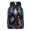 Аниме Принт Мультяшный Дизайн Детский Студенческий Рюкзак Сумка для Девочки