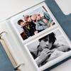 3/5 Inches Leather Photo Album Kpop Card Binder Family Anniversary Travel Photocard Memory Record Collect Book for Fujifilm