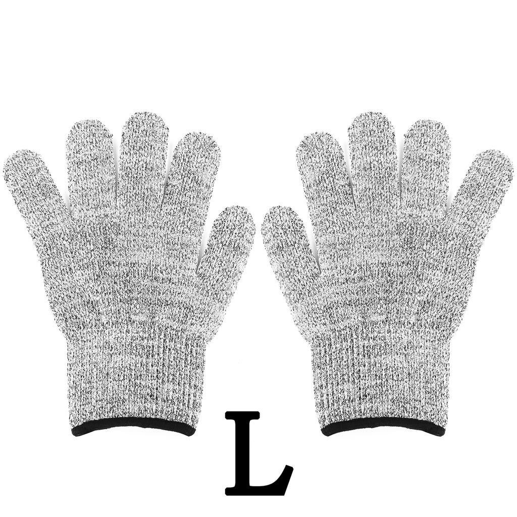 Anti Cut Proof Gloves Level 5 Safety Work Multifunction Protection High-strength Wear-resistant HPPE Glove Hemp Gray Finger Cots
