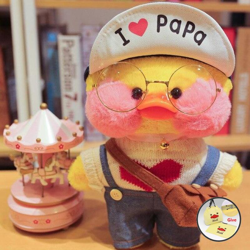 Kawaii 30 см Plushie Lalafanfan желтая утка животное плюшевые мягкие игрушки для девочек детская милая кукла подарок на день рождения/Рождество
