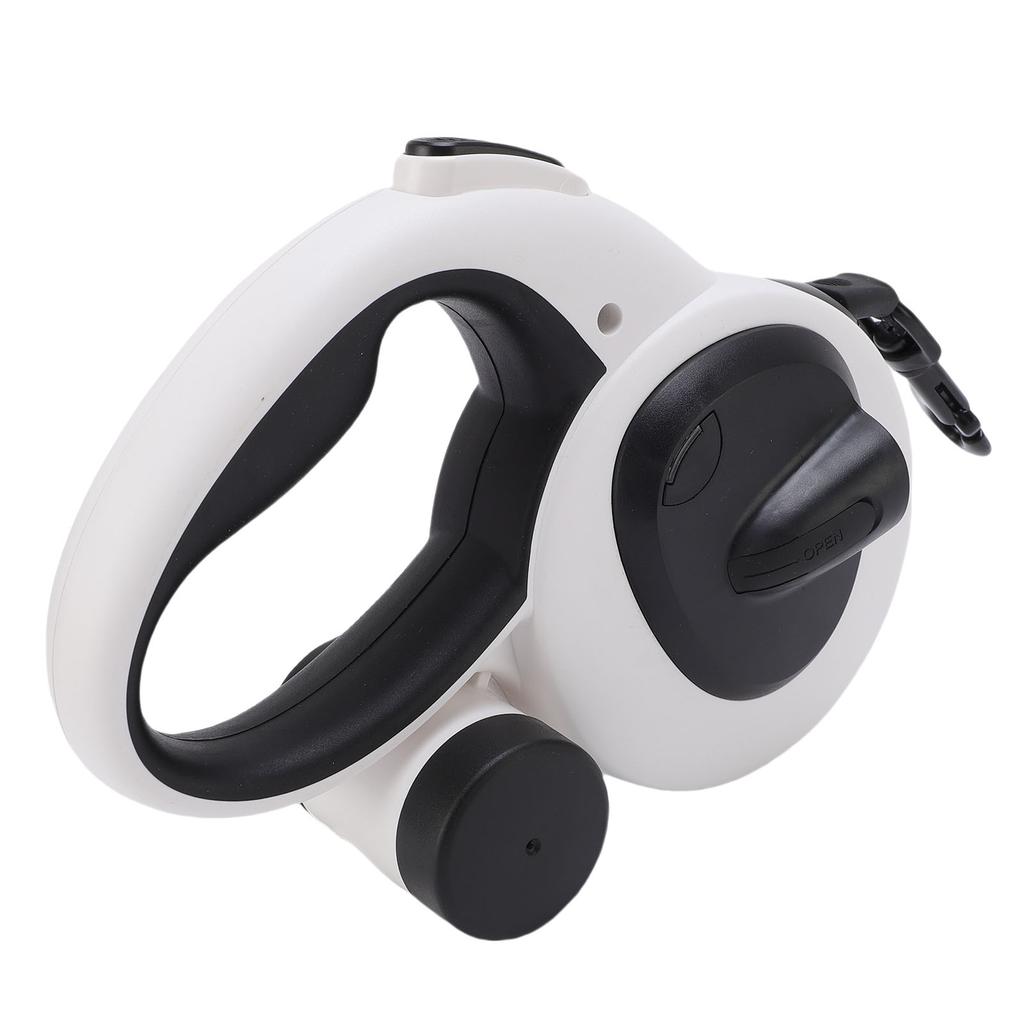 Auto Retractable Pet Leash Soft Grip Reflective Webbing Walking Dog Leash with LED Light 5m Nylon Rope Medium for