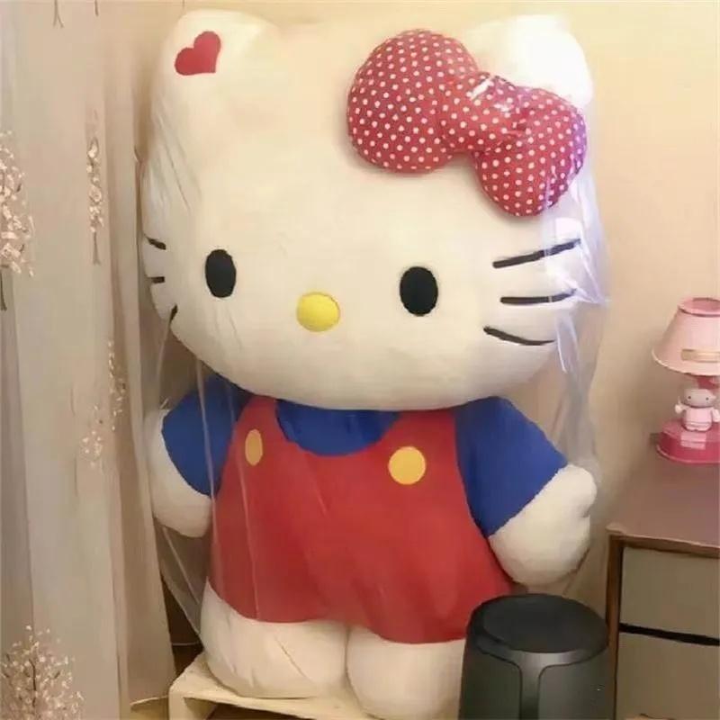 Красный Бант Плюшевая Игрушка Кукла Хелло Китти Сопровождающая Кукла для Сна Мягкая Подушка-Подушка для Дивана Украшение Комнаты Подарок Девочке на Праздник