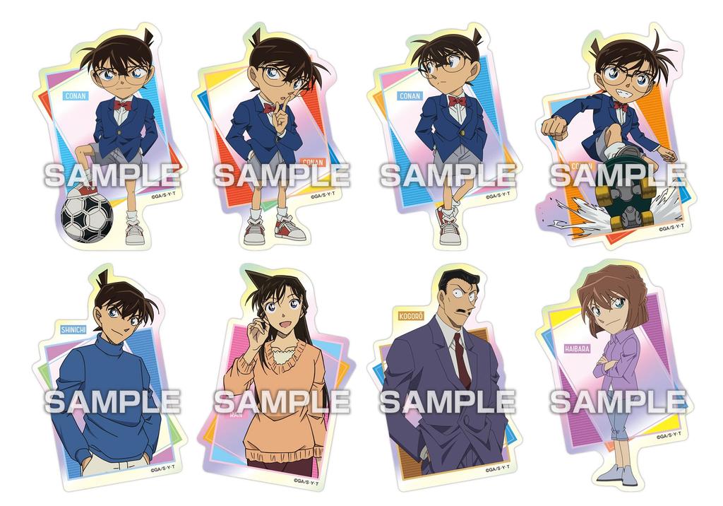 Ensky Detective Conan Character Cut Sticker Strawberry Toy Set of Gum, Flavor, Gum/Candy [BOX 16]