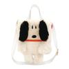 Snoopy Mini Tote Bag 2Way Shoulder Included IP BR Cryptid 8399 [Routeto] PNTS-9W (01 Ivory)