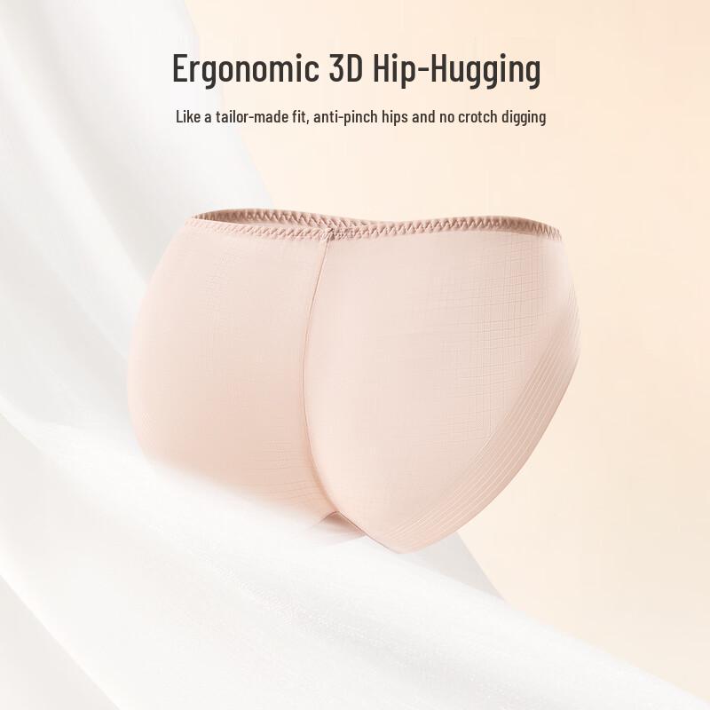 Женские дышащие трусы Tiancan из 100% шелка-тусса