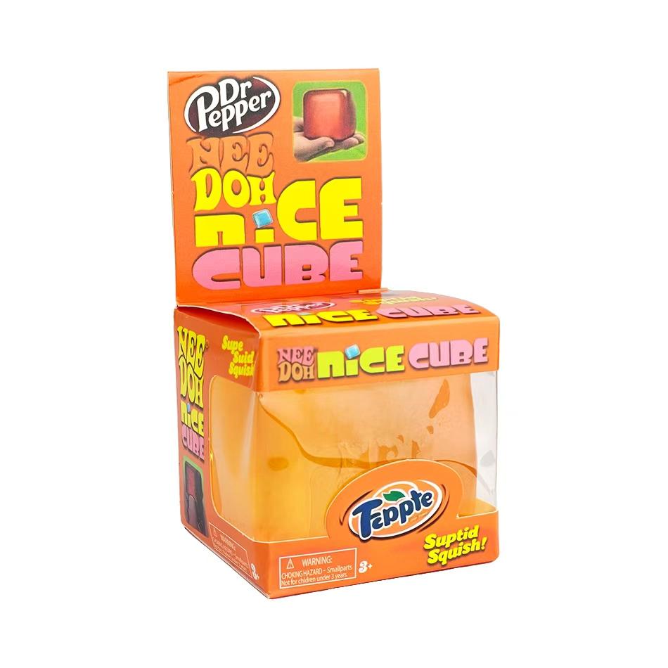 Суперпопулярный Schylling Needoh Nice Cube Сенсорная игрушка, Кубик для снятия напряжения при сжатии и давлении, Сжимаемый Кубик-антистресс Limi