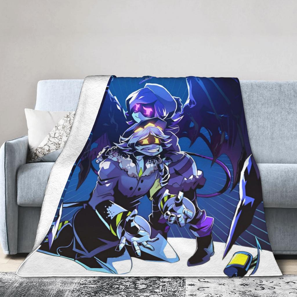 Murder Drones Blanket Uzi Doorman Wool Funny Breathable Throw Blanket for Bedspread Winter