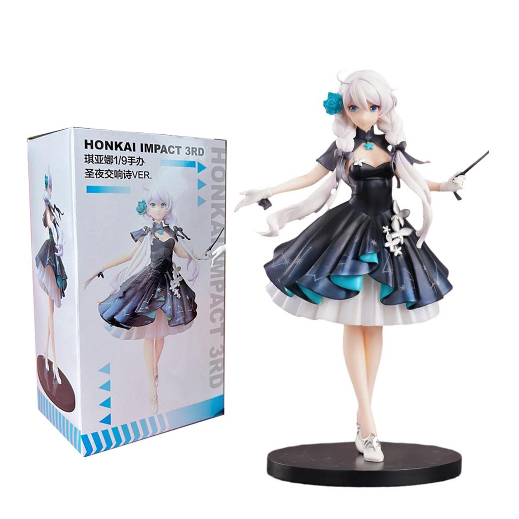 17 см Аниме Каслана Honkai Impact 3 Фигурки Киана Каслана Фигурка Симфоническая Поэма Святой Ночи Вер Кукла ПВХ Коллекционная Игрушка