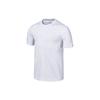 Solid Color Crew Neck Sports Tee Men Tops White BQ2971-100