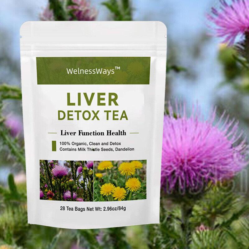 Liver Health Support Supplement - Liver Cleanse Detox & Repair 28 Tea Bags