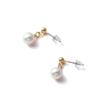 [VOTRE COUTURE] Pearl Earrings Hanging Beads Luxury Domestic Product Grand Premium Pearl Ladies White Gold 6mm Brand 3 Year Warranty