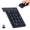 EsiFare Wireless Numeric Compatible with and Android 2.4G Keypad, Ultra-Thin, One-Handed, Left-Handed, External, Numlock-Free, Windows, iOS,