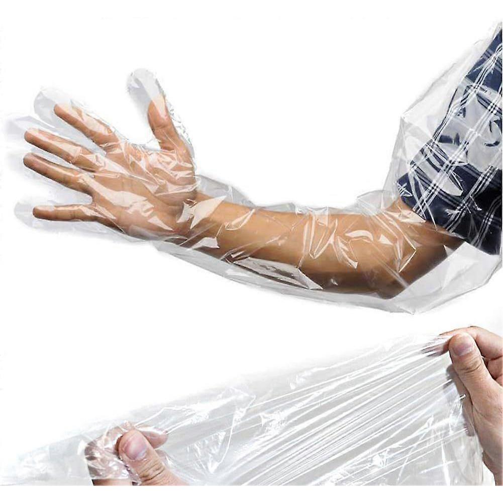 50 Pack Waterproof Arm Cast Cover for Showering Long Arm Cast Protector Gloves