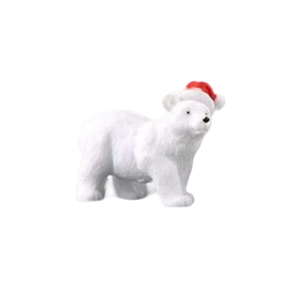 Craft Home Decoration Garden Decor Christmas Ornament DIY Accessories Polar Bear Figurines