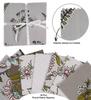 Soimoi Florals Print  Precut 5-inch Cotton  Fabric  Quilting  Squares  Charm Pack DIY Patchwork Sewing Craft-Light FR