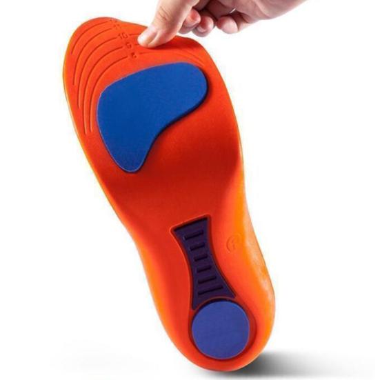 Flexible Insole Sweat Absorbing Sports Insole for Arch Support Fasciitis Relief Universal Breathable Orthopedic Insoles