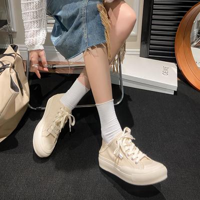 Кожаные туфли на плоской подошве Yuexinwang для женской обуви Huizhou Su Yinyin, такие же туфли со шнуровкой спереди, повседневные весенние новые парусиновые туфли