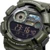 Casio Цифровые мужские часы WS-1500H-3BV с отображением данных о рыбалке и лунных данных, черный инвертированный ЖК-дисплей, армейский зеленый, модель для зарубежного рынка [параллельный импорт]