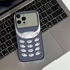 V-Винтажный старый телефон Чехол для iPhone 17,16,15,14,13,12,11 Plus,Pro Max,XS,Мягкий силиконовый черный чехол