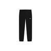 Solid Color Embroidered Logo Tapered Knit Sports Pants Women Bottoms Black F11W248608FBK