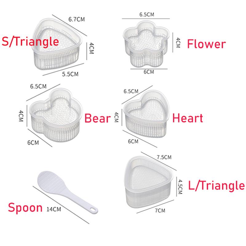 Кухонные инструменты, мультяшная домашняя гостиная, творческий дом, детская форма для риса Бенто, форма для риса, треугольная форма для суши, форма для рисовых шариков, аксессуары