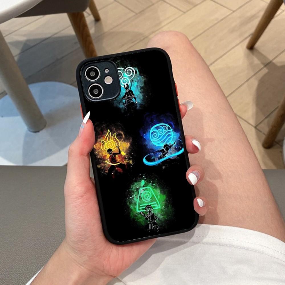 A-AvatarS Аватар: Легенда об Аанге Аниме Чехол для телефона Для IPhone 14 X XR XS 7 8 Plus 11 12 13 Pro MAX 13mini Матовый противоударный чехол