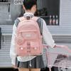 JLD новые высококачественные нейлоновые износостойкие школьные сумки для школьников младших классов, модные однотонные сумки, большой вместительный рюкзак для девочек-подростков