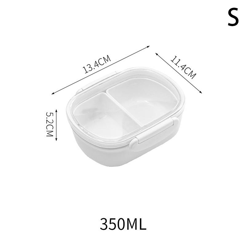 Коробка для ланча Bento с отделением для фруктов, пригодная для использования в микроволновой печи, переносная, герметичная, для работы и студентов, для свежего обеда