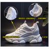 Inner Height Increase 7CM Dad Shoes Women's Spring 2025 New Sports Height Increase Sports Shoes Casual Leather Running Women's Shoes