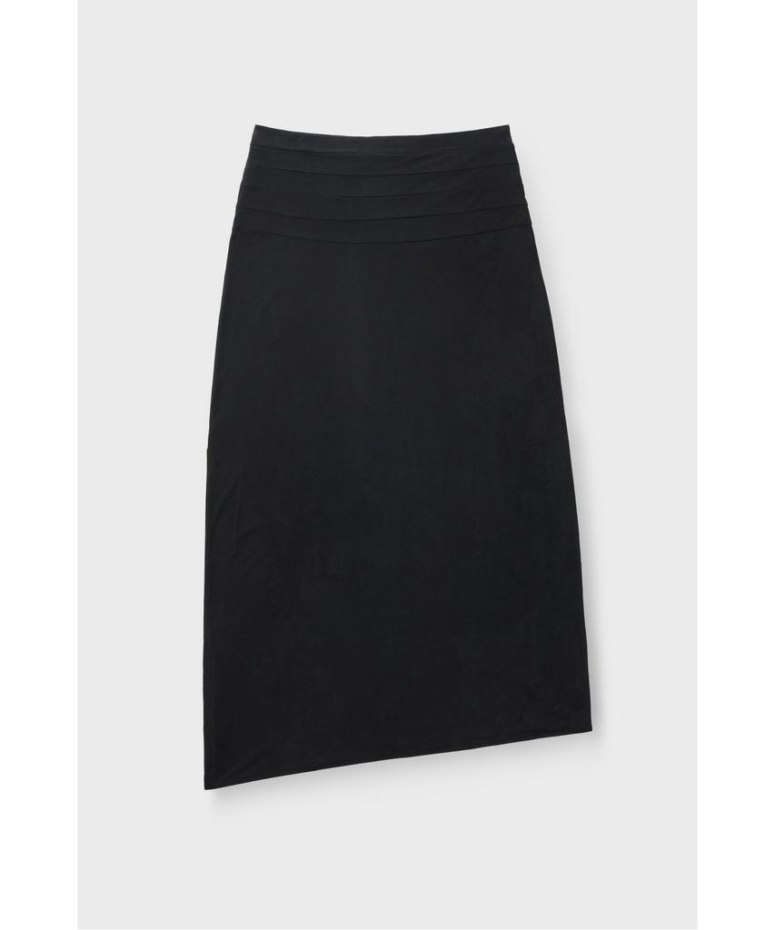 IROWOMEN Emeraude Soft Jersey Long Skirt Iokaa26104Bkl