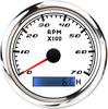 85mm Car Boat Tachometer Gauge 3000/4000/6000/7000/8000RPM Tacho Meter Gauge With Hourmeter Waterproof 7 Color Backlight 12V 24V