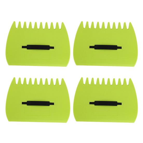 2 пары лопат для листьев ручных грабель большой пластиковый захват для листьев когти садовые лопаты для сбора листьев травы скошенной травы веток мусора