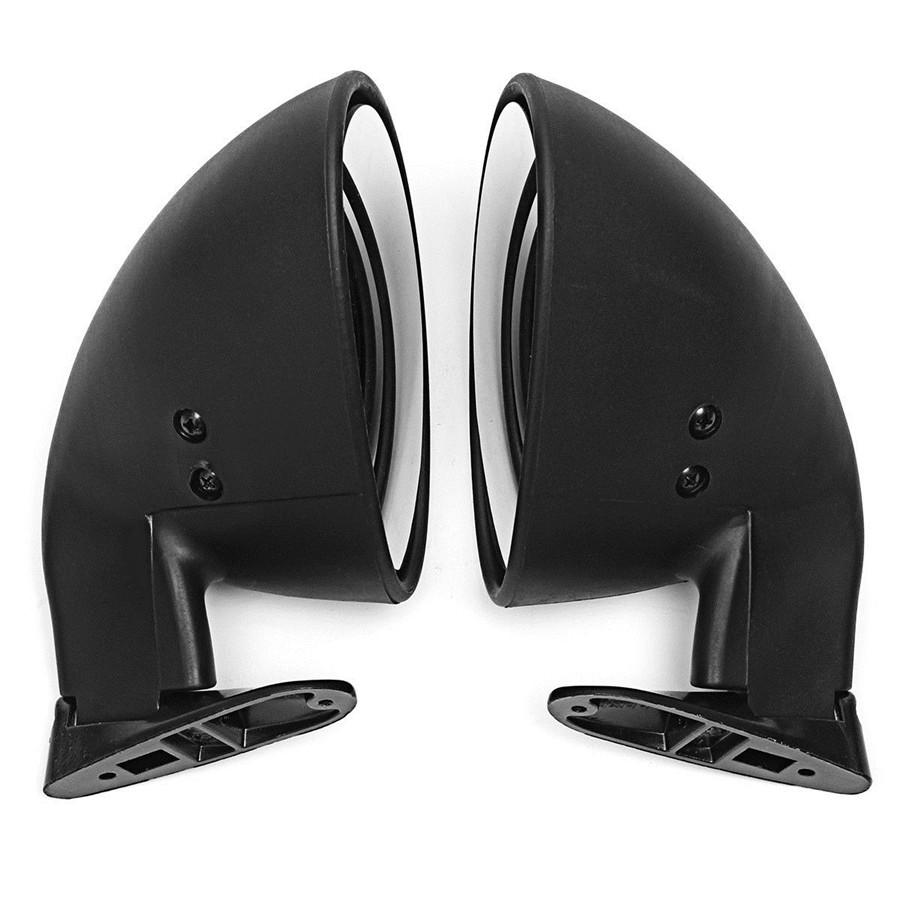 Pair Universal Car Classic Door Wing Side View Mirror with Gaskets Vintage