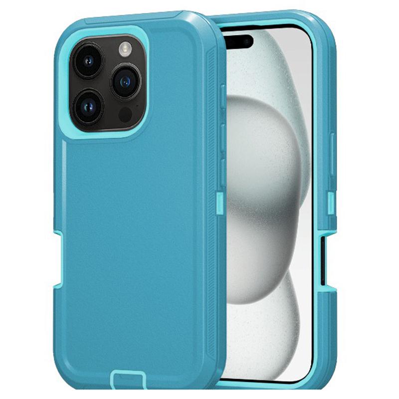 For iPhone 16 Pro Cell Phone Cases Detachable PC+TPU Drop-proof Back Protector Cover