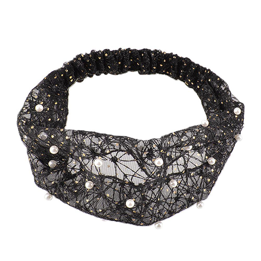 Аксессуары для волос Девочки Кружево Цветок Корейский стиль Повязки на голову Жемчуг Тюрбан Повязка на голову Женские Головные повязки