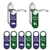 1PC Double-sided Sign Do Not Disturb Door Knobs Pendant Door Hanger Tags Cleaning Label Make Up Room