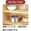 Miyazaki Seisakusho Jyutoku Nabe Sauce Pot, 20cm, Made In Japan, Induction Compatible, All Heat Sources, Waterless and Residual Heat Cooking, JN-20B
