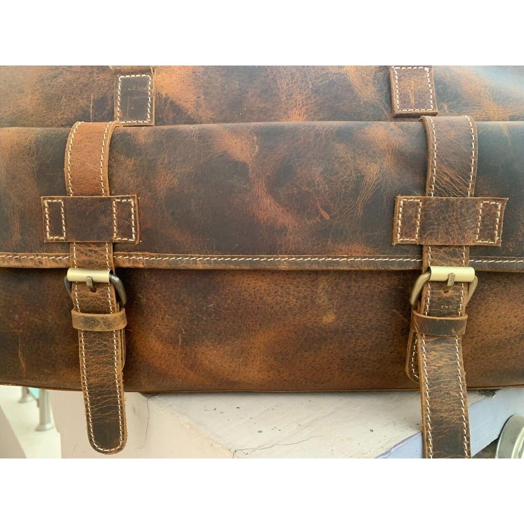 Дорожная спортивная сумка из натуральной кожи Багаж на выходные из кожи буйвола Спортивная сумка