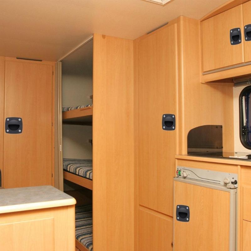 Pack Of 4 Marine Nylon Boat Hatches Pull Handles Corrosion Resistant Marine Hatches Lift Handles for Yachts & Sailboats