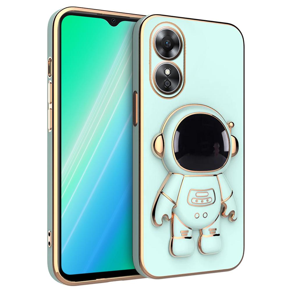 Oppo A17 Case, Astronaut, Green