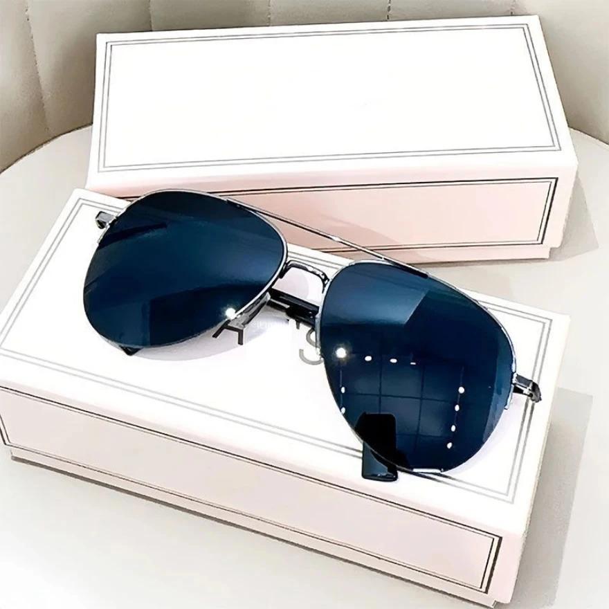 2024 модные мужские новые крутые солнцезащитные очки персонализированные женские солнцезащитные очки для вождения и езды на велосипеде солнцезащитные очки-пилоты