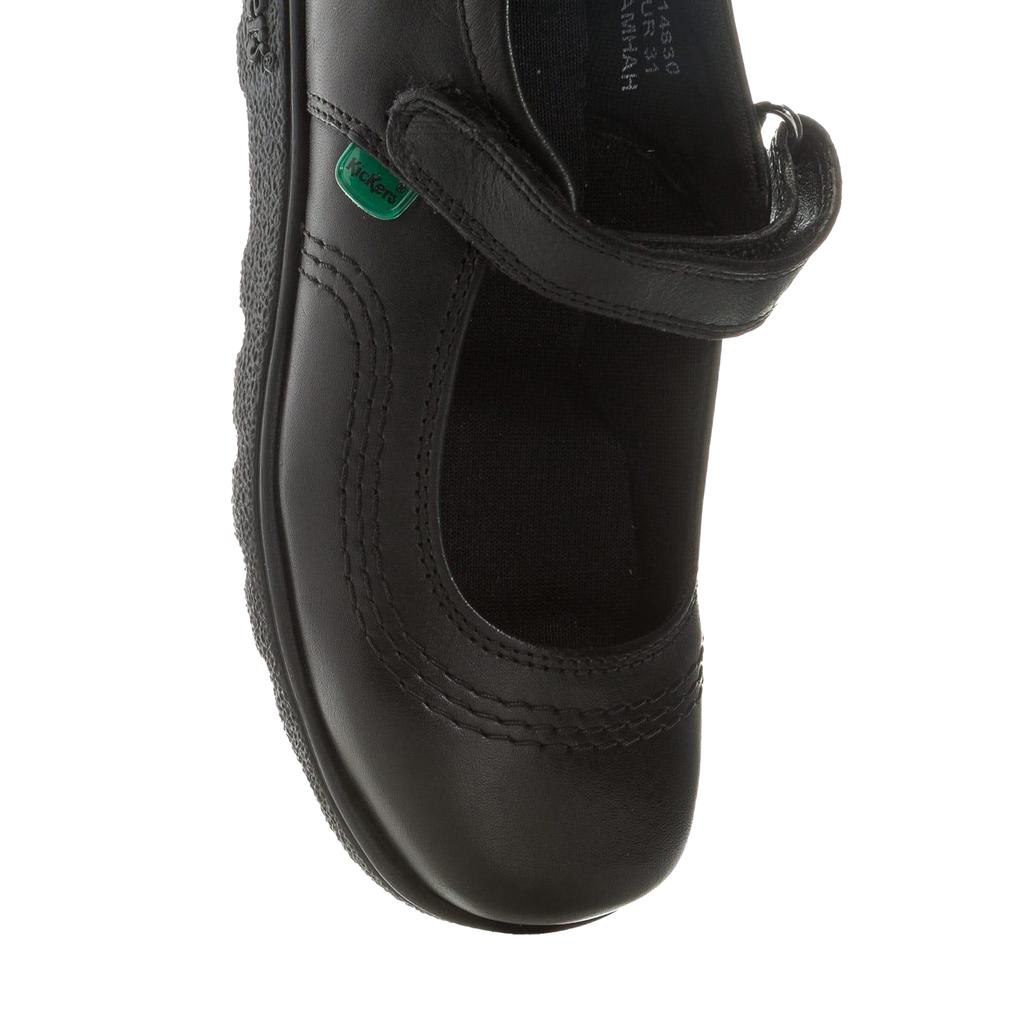 Kickers Girls Fragma Pop Leather School Shoes