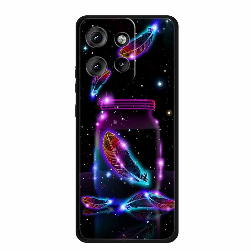 Чехол для Moto Edge 50 Neo Роскошные мягкие силиконовые чехлы из ТПУ для Motorola Edge 50 Neo Moto S50 5G Ударопрочный чехол с рисунком сердца Fundas