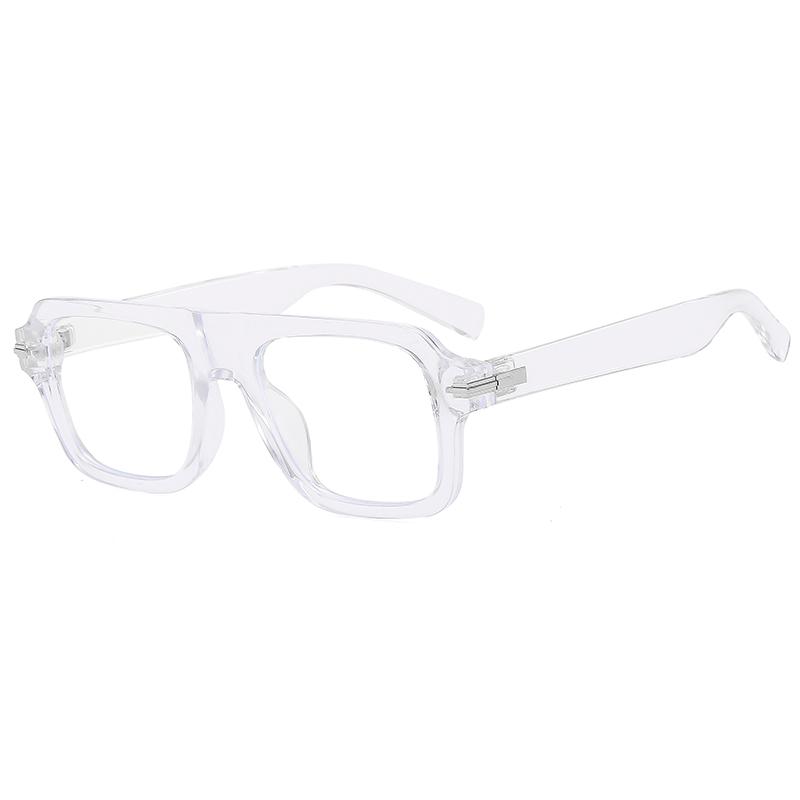 Cycling Thick Frame Square Sunglasses Anti UV Fashion Sun Glasses Street Photo Glasses Fashion Classic Square Eyeglasses Female