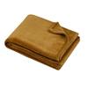 Plaid - Collection Confort - 130x160 Cm - 100% Polyester - Couleur Camel