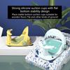 Складной стул для купания Универсальное решение для купания ребенка Портативная помощь для детской ванны для младенцев Удобный опыт купания