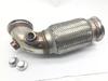 2.5" V-Band Downpipe Low Profile 90 Degree w/Flex Bellow Pipe Stainless