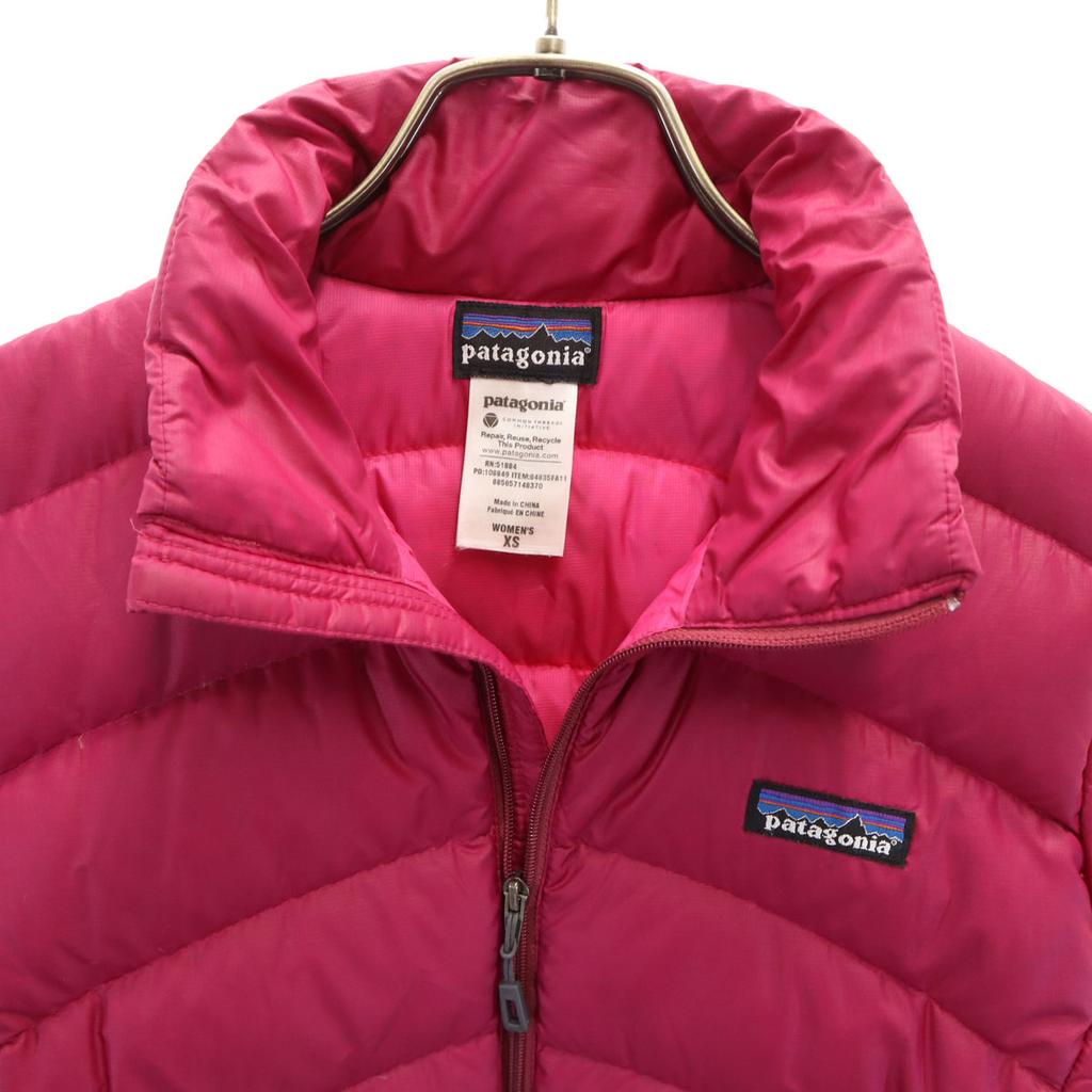 Patagonia Down Jacket XS Pink 84835FA11 Outdoor Storage Bag Included Women Used