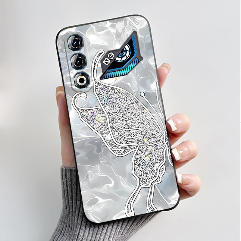 For ZTE Nubia Neo 3 Neo3 GT 5G Case Z2465N Shockproof Silicone TPU Butterfly Flower Back Cover For Nubia Neo 3GT Soft Phone Case